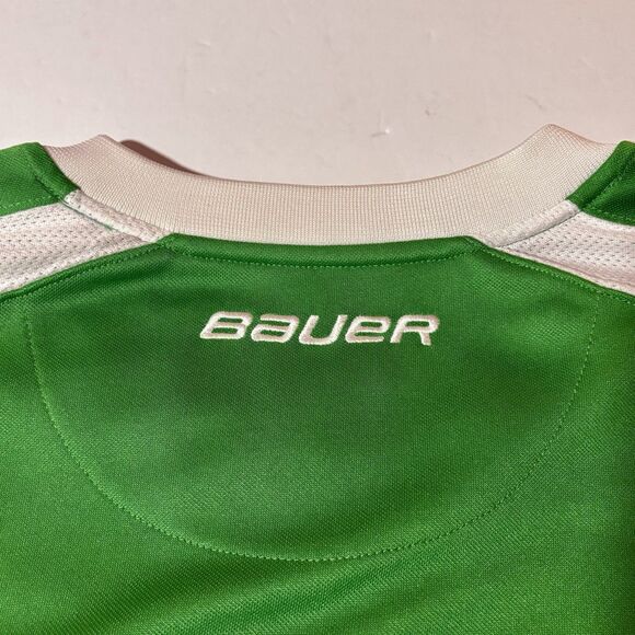 Bauer Team Molson Canadian Green White Irish Hockey Jersey Men's Size XL - Picture 4 of 11